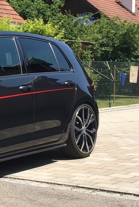 H&R Spurverbreiterung Trak+ DR schwarz für Volkswagen (VW) Golf 7 